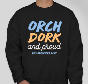 Thumbnail for Design Idea Number 58671: Orch Dork and Proud