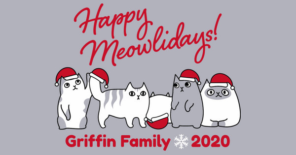 Zoomed in Design Idea Number 60973: Happy Meowlidays