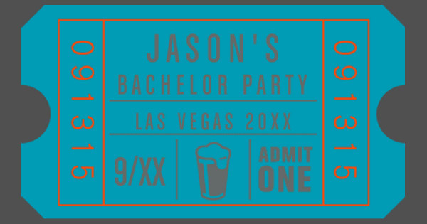 Zoomed in Design Idea Number 53013: Jason's Bachelor Party