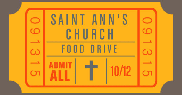 Zoomed in Design Idea Number 53014: Saint Ann's Food Drive