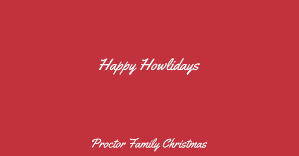 Zoomed in Design Idea Number 60976: Happy howlidays