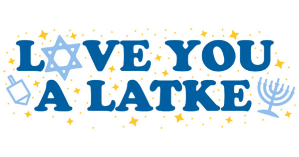 Zoomed in Design Idea Number 60977: Love You a latke