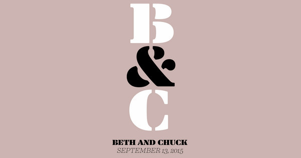 Zoomed in Design Idea Number 50887: B&C Wedding